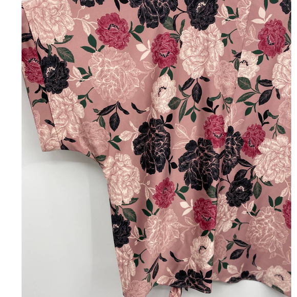 SOLD Marc New York Pink Floral Kimono Blouse Shirt NEW - Picture 7 of 14